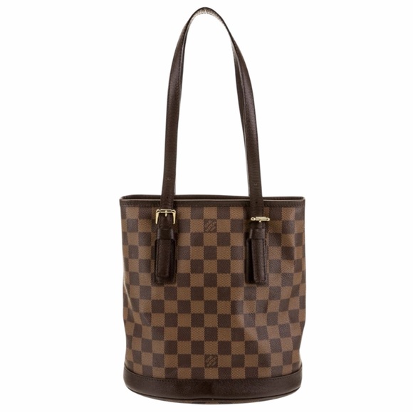 LV Damier Ebene Marais Bucket Bag - Picture 4 of 9